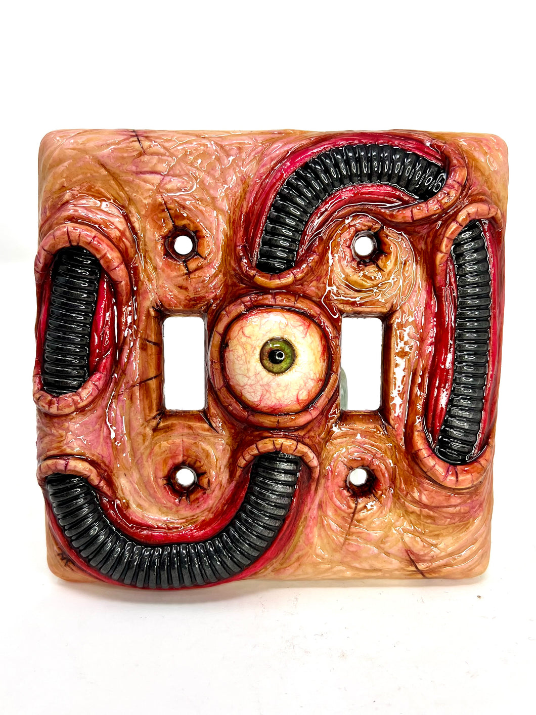 Flesh Borg Double Switch Plate