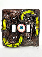 Black Borg Double Switch Plate