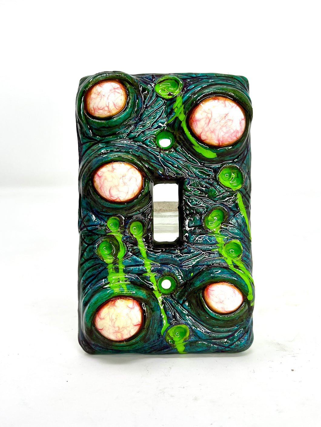Eye Sore Switch Plate Blue