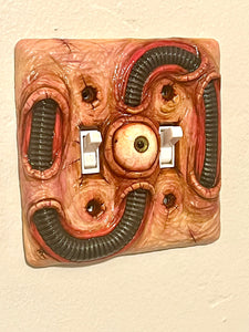 Flesh Borg Double Switch Plate
