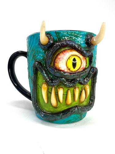 Blue Monster Mug