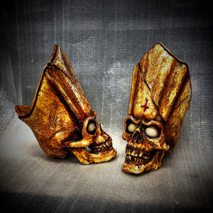 Evil Pope Skull Pendant