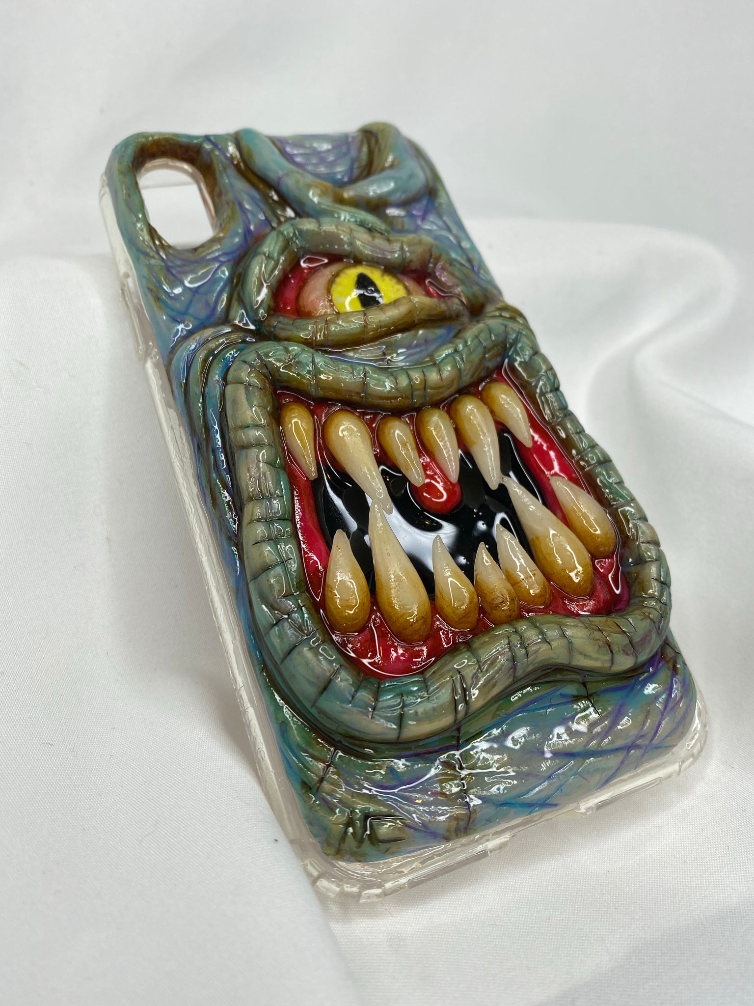 book of monsters phone case Blue Monster Phone Case – MoldyCreations