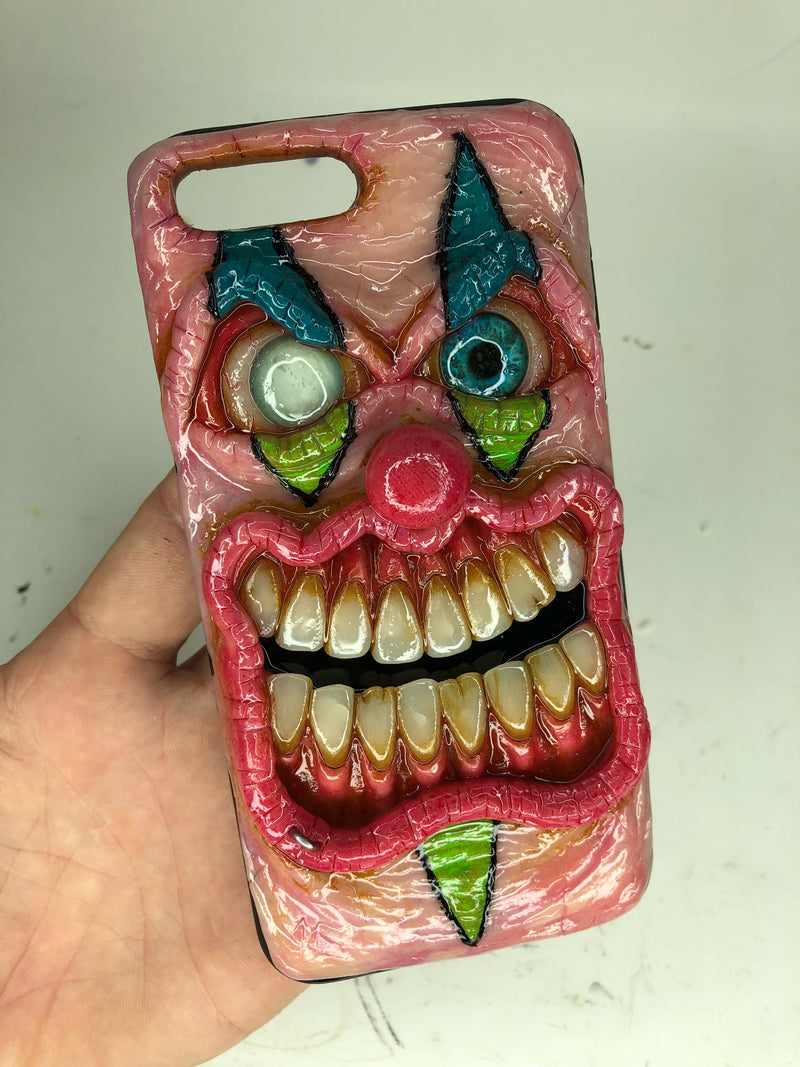 Killer Clown Phone Case – MoldyCreations Killer Clown Phone Case – MoldyCreations
